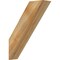 Ekena Millwork 4"W x 14"D x 18"H Traditional Rough Sawn Knee Brace, Western Red Cedar BRC04X14X18TRA00RWR - alternate 1